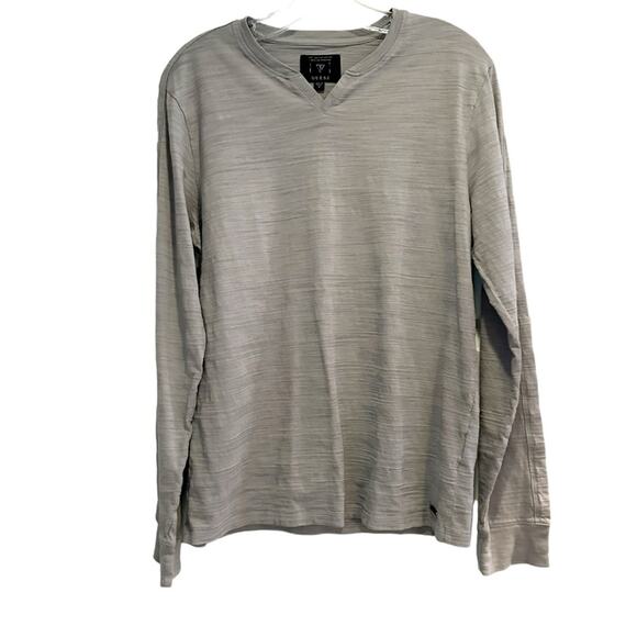 Guess Los Angeles Grey Gray Long-Sleeve Shirt Top SK11818 Casual Mens Medium - Picture 14 of 16